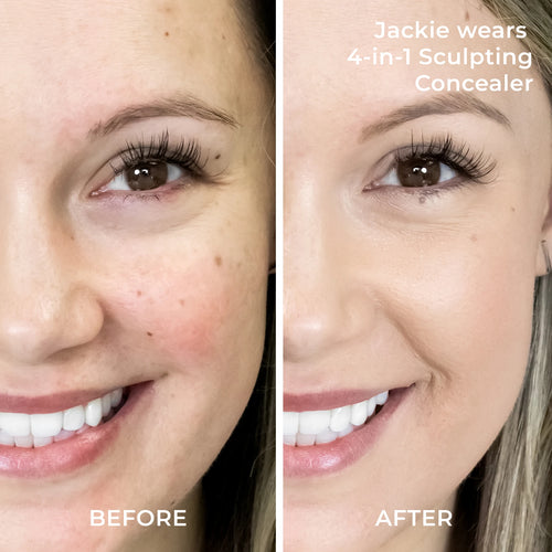 Corrector esculpido 4 en 1 con ingredientes para el cuidado de la piel