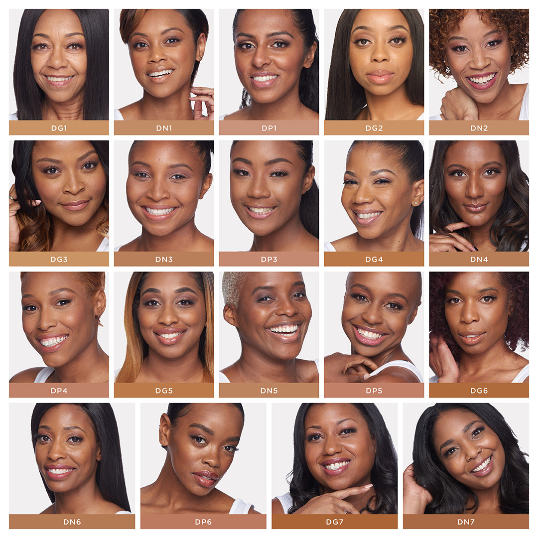 Collage of All Dark Shades with Models 