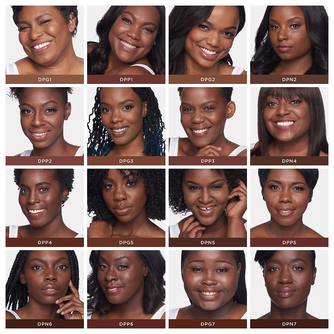 Collage of All Deep Shades with Models