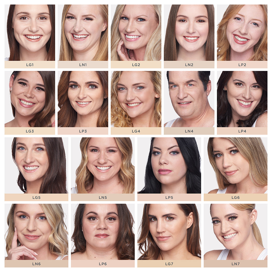 Collage of All Light Shades