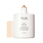 4-in-1 Skin Tint MN3 bottle with cap off on a white background 