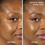 Model Giselle Before and After Shade DG6 