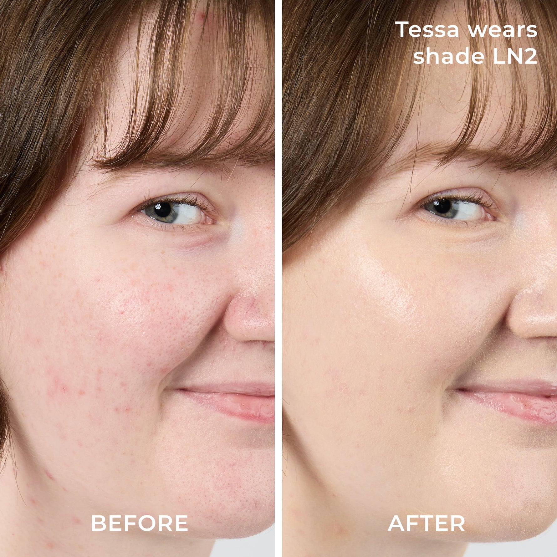 Model Tessa Before and After Shade LN2 