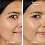 Model Giselle Before and After Shade TN2 