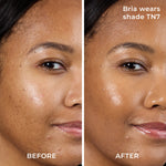 Model Giselle Before and After Shade TN7 