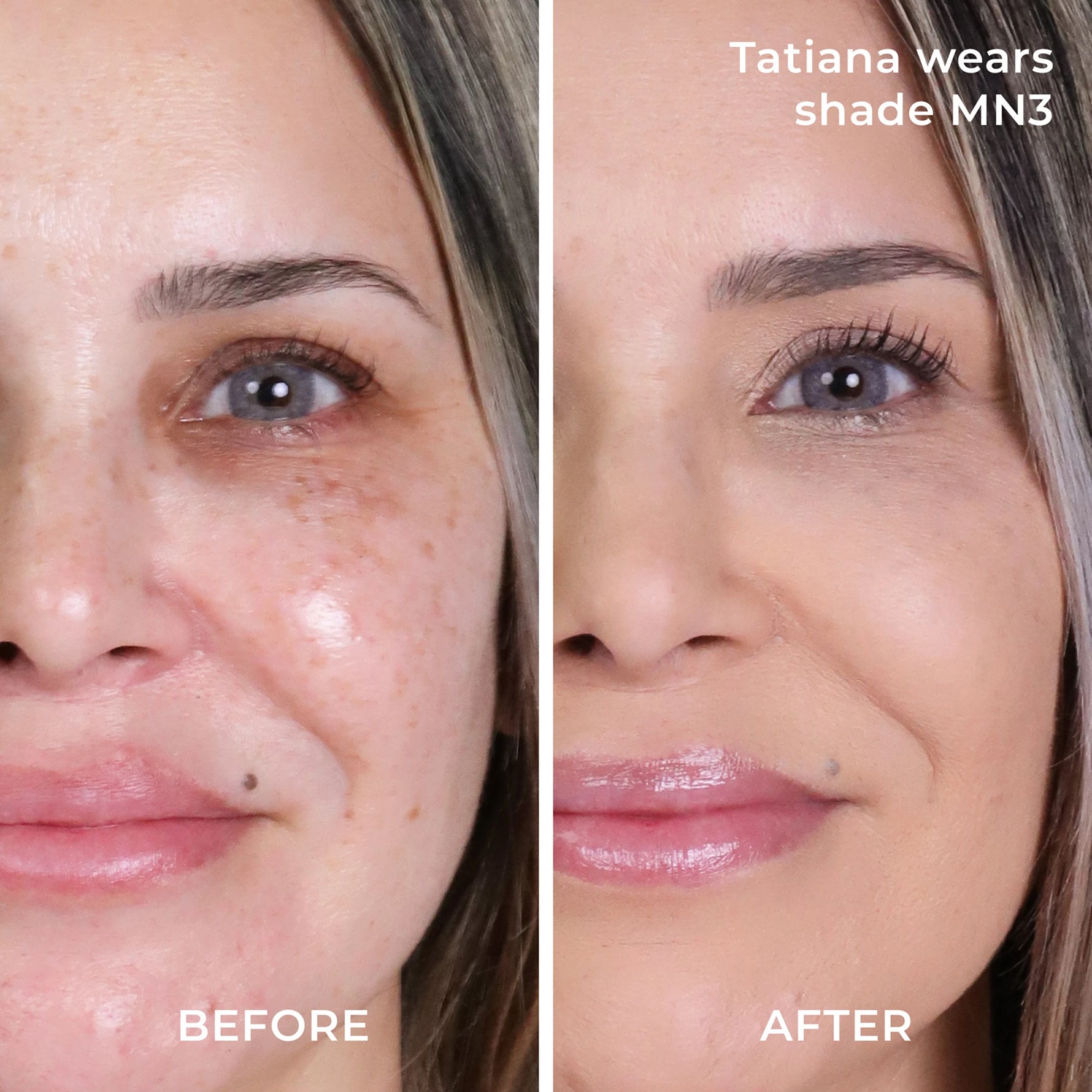 Before and after results 