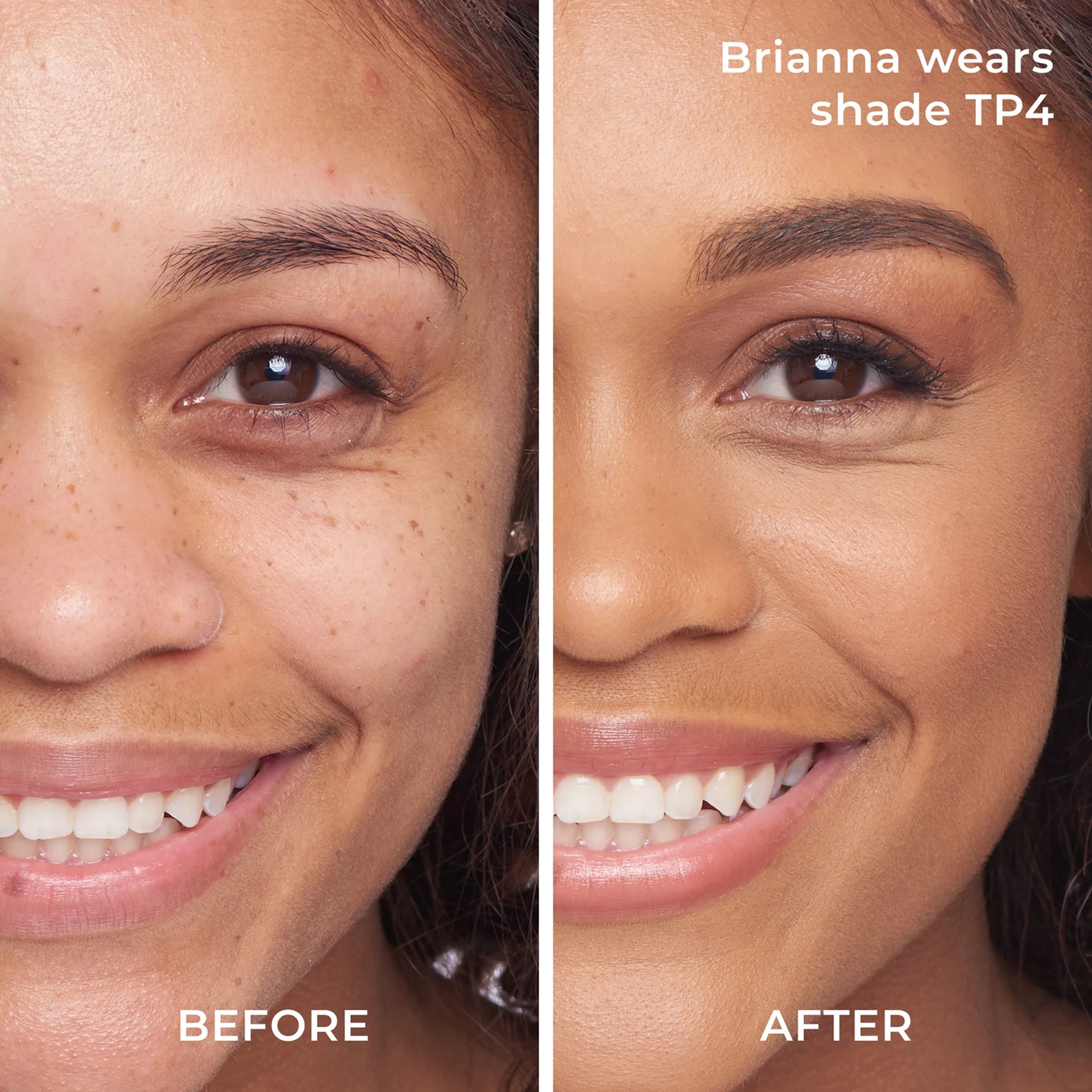 Before and after results TP4 