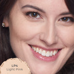 LP4 light neutral powder foundation swatch 