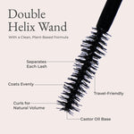 Benefits of Travel Set  with macro shot of double helix wand