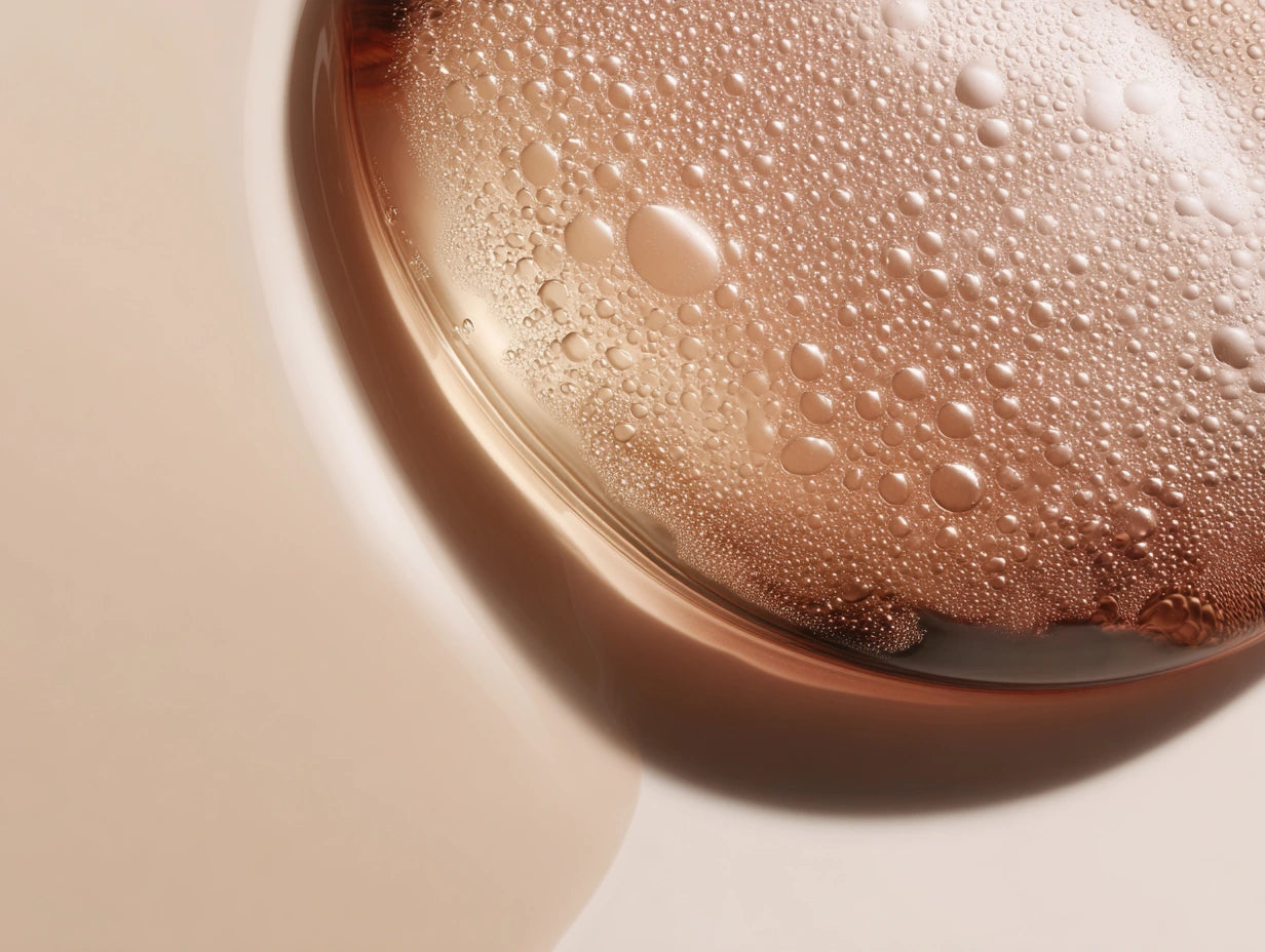 Macro Shot of Caffeine Ingredient 