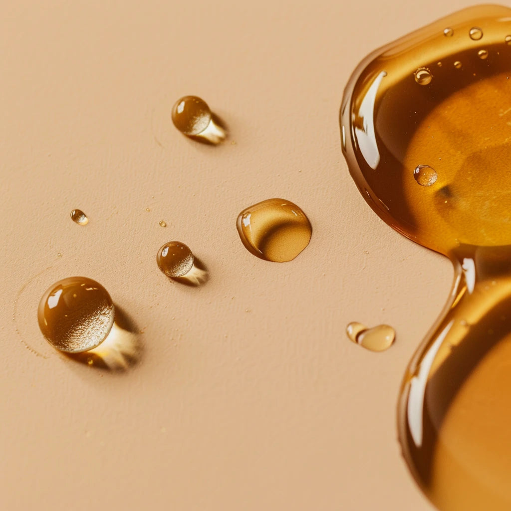 macro shot of vitamin e