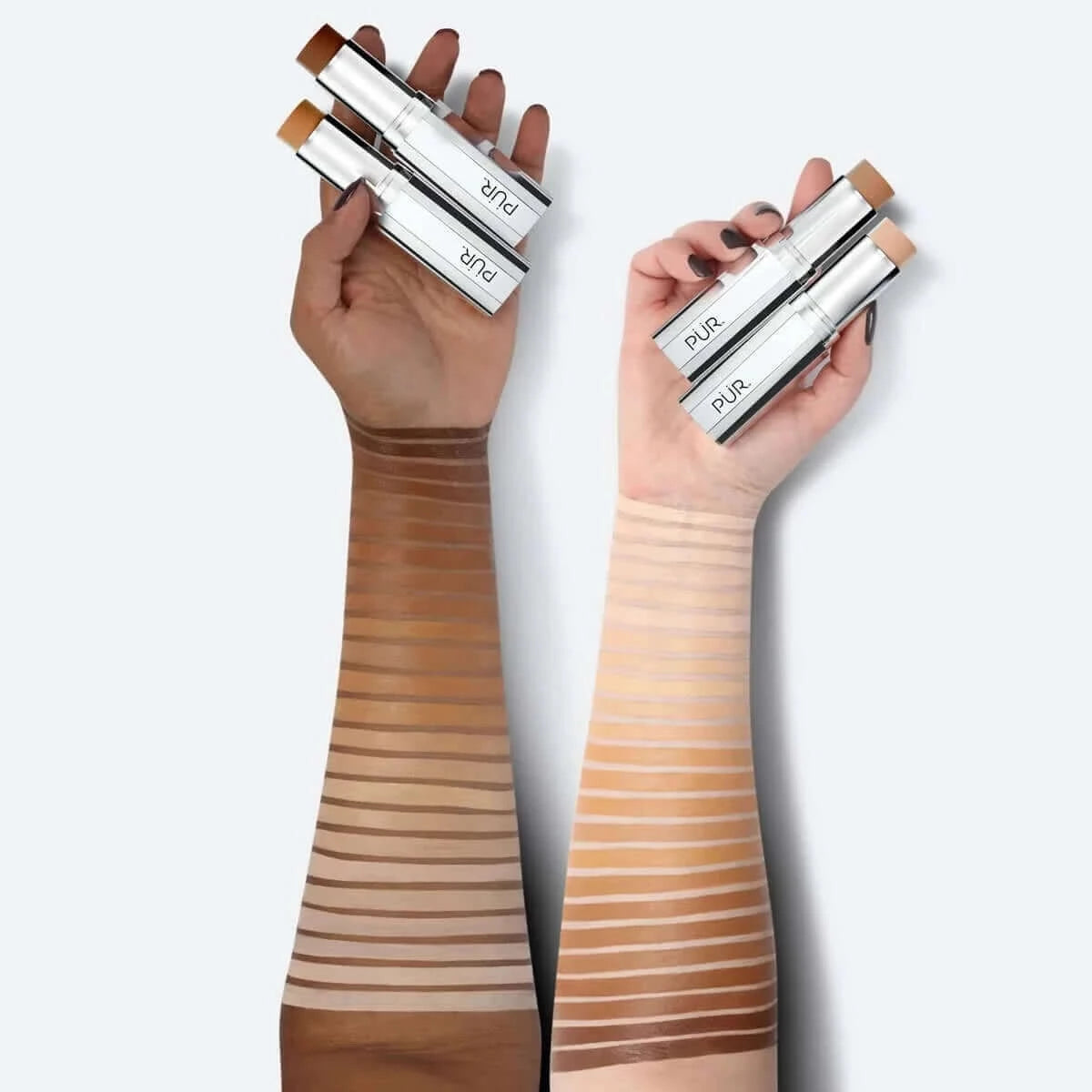 4 - in - 1 Foundation Stick Cream - to - Velvet Matte Foundation - PÜR Beauty