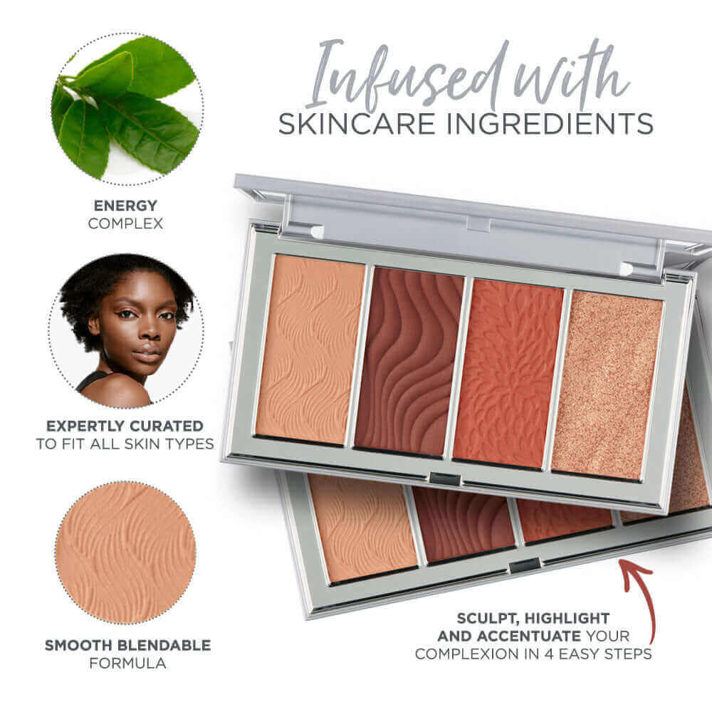4 - in - 1 Skin - Perfecting Powders Face Palette - PÜR Beauty