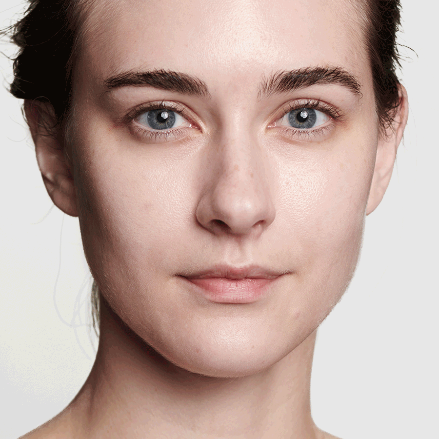 PÜR 4-in-1 Tinted Moisturizer Broad Spectrum SPF 20 - Model Before and After Gif Video