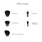 Brushing Act 5 Piece Makeup Brush Set - PÜR Beauty