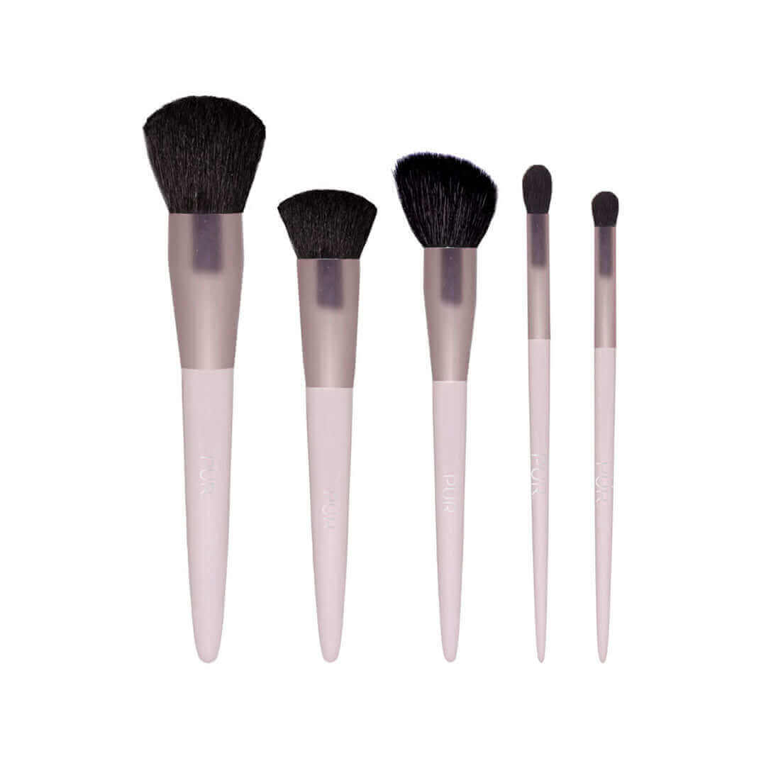 Brushing Act 5 Piece Makeup Brush Set - PÜR Beauty