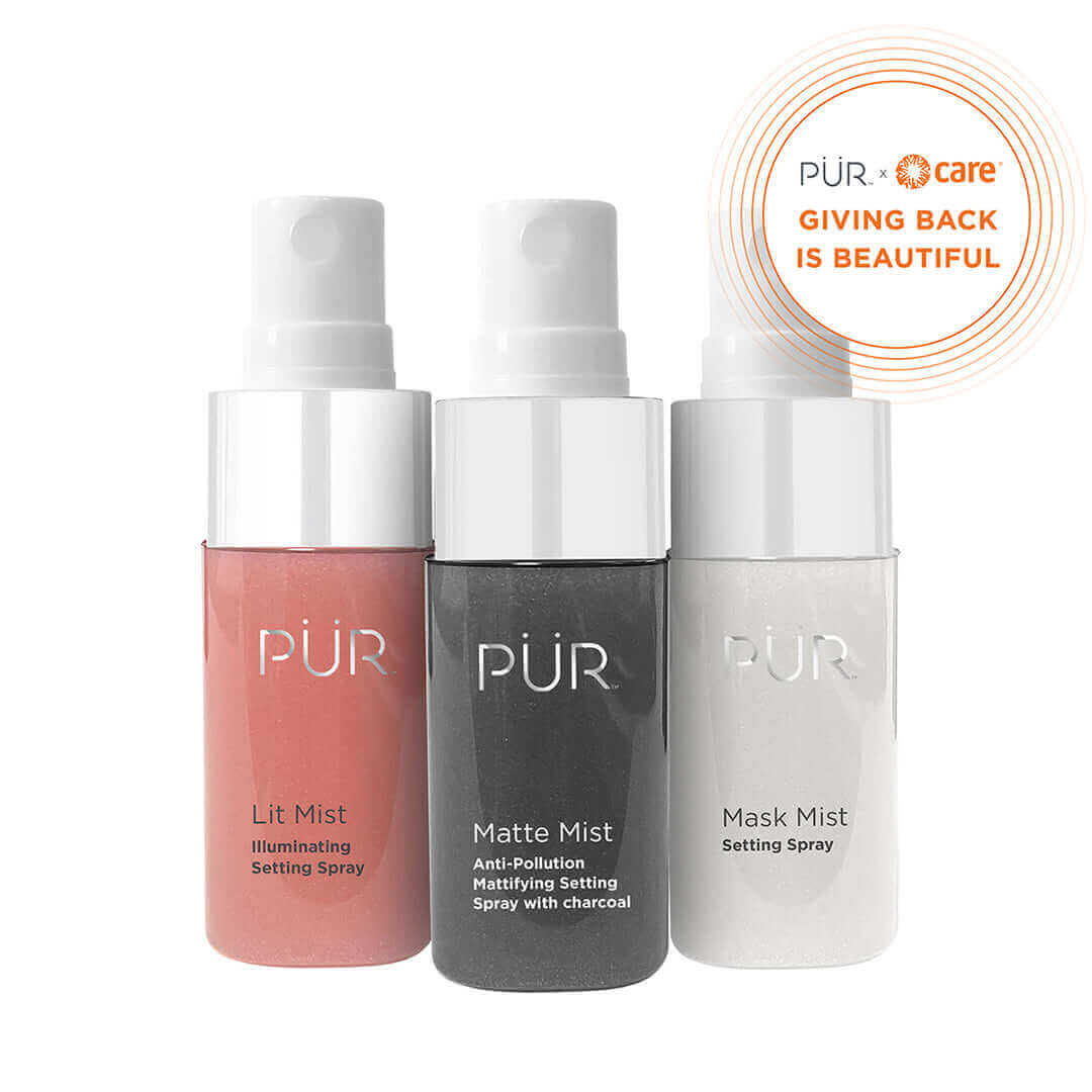 PÜR x CARE 3 - Piece Facial Mist Kit - PÜR Beauty