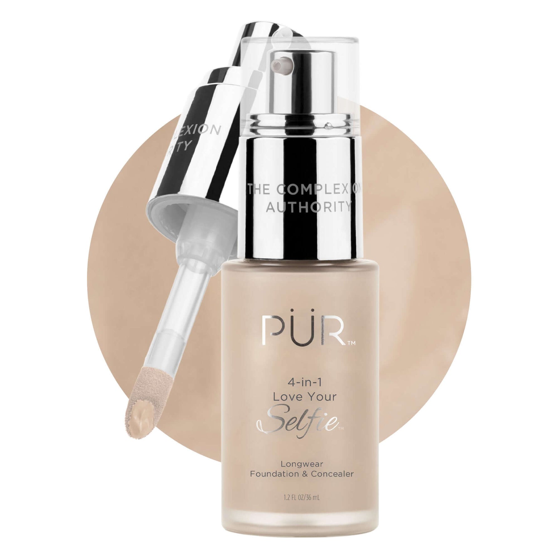 Love Your Selfie™ against swatch background