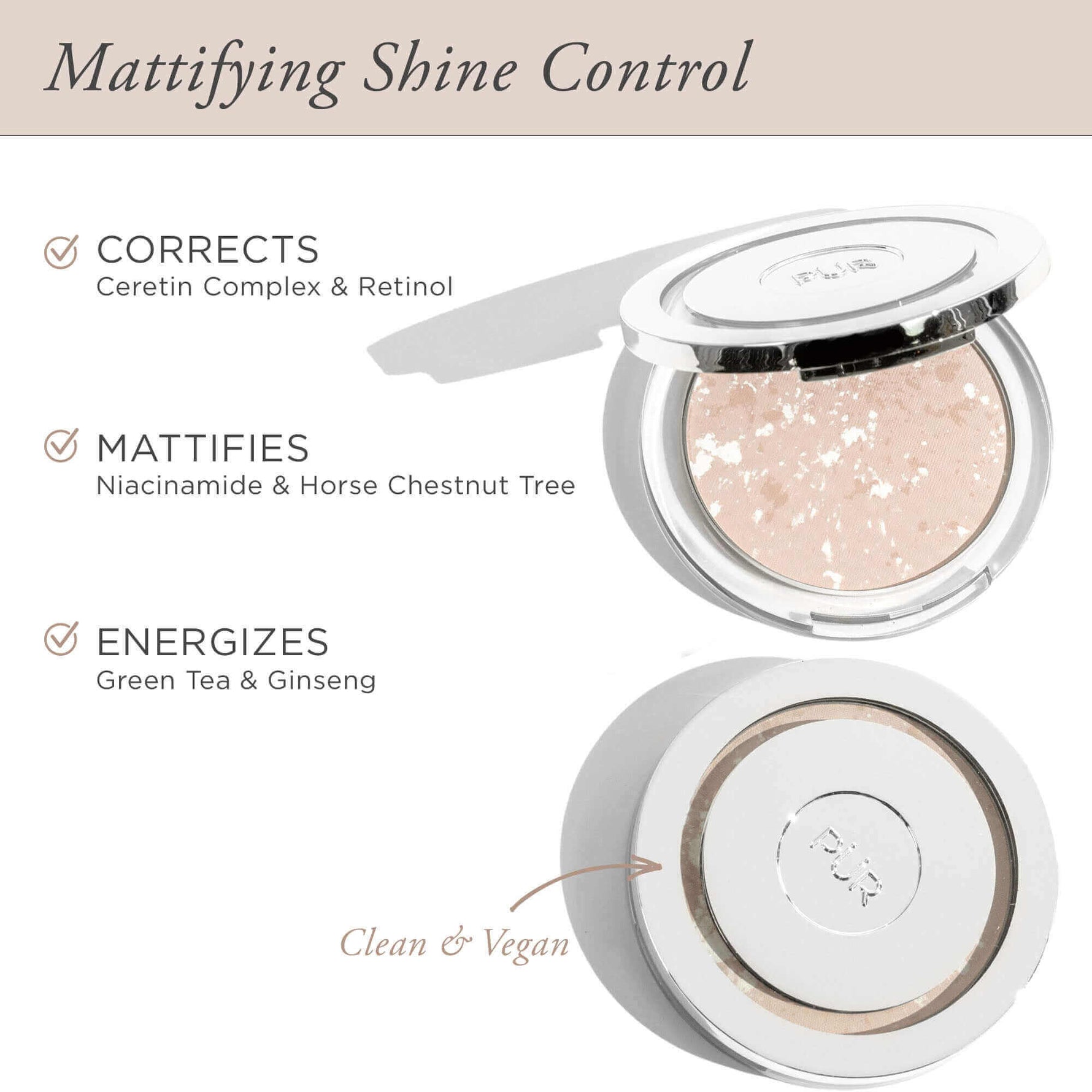 Skin Perfecting Powder Balancing Act Shine Control Powder - PÜR Beauty
